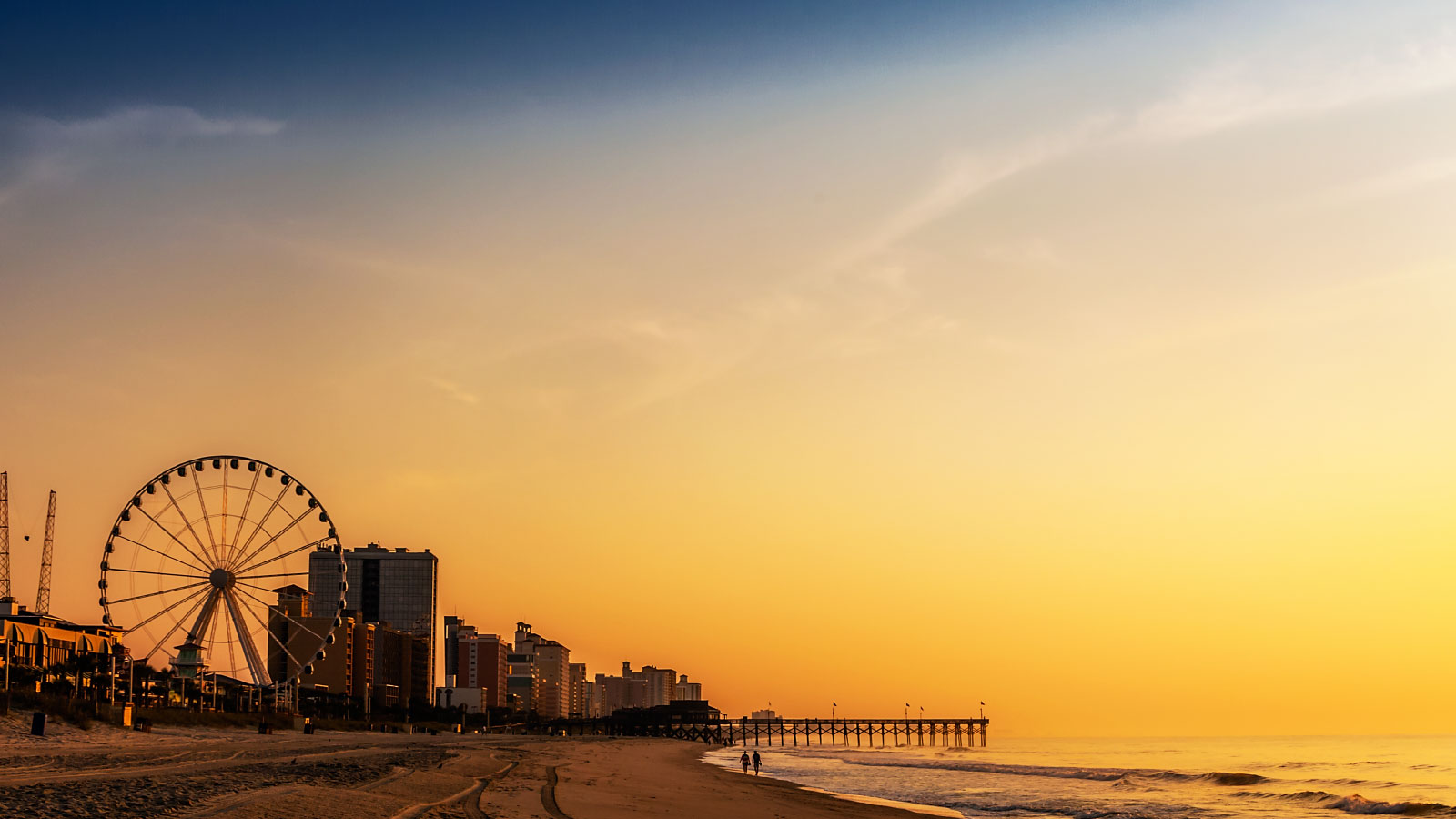 Myrtle Beach Skyline at sunrise